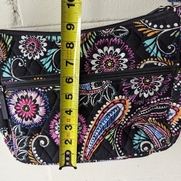 Vera Bradley Quilted Crossbody Purse Bandana Swirl Adjustable Shoulder Bag - Picture 10 of 10